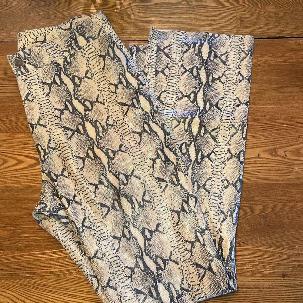 Wilson’s Leather Pelle Studio Python Leather Pants
